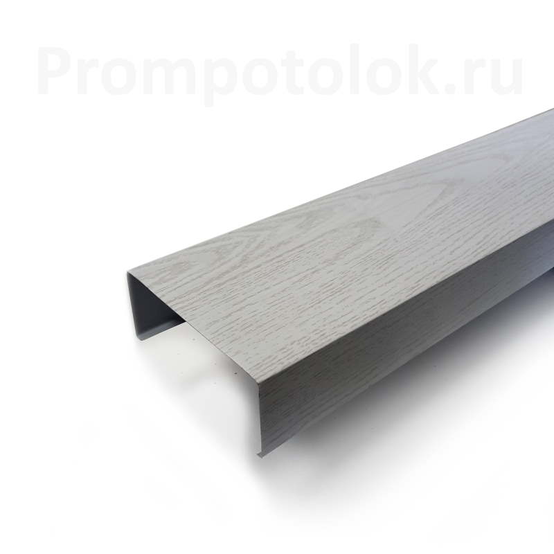 Рейка кубообразная Сesal Art 100х40 белое дерево